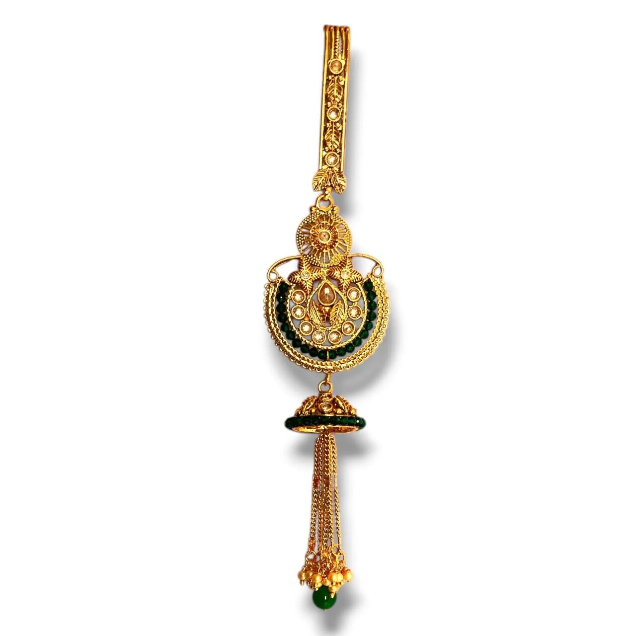 Indian Waist Key Chain Classic Gold Plating Indian Kamarbandh Ethnic Kundan Belly Chain Bridal Jewelry Gift